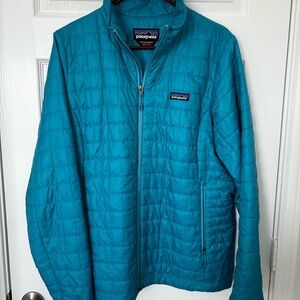 Patagonia Turquoise Puffer Jacket
